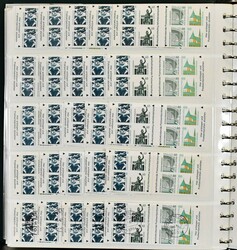 Bund, Markenheftchen, Ringbinder mit etwa 340 Heftchen ex MH 23/40, ...