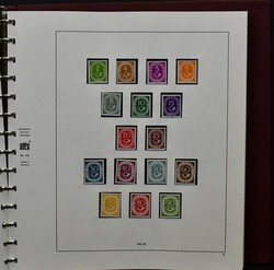 Bund, 1949-1980, postfr. kpl. (ohne Posthorn) Slg. in zwei Bänden, ...