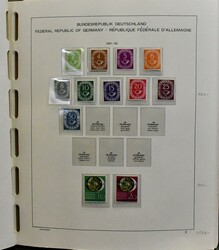 Bund, 1949/2000, postfrische Sammlung mit u.a. Nr. 113/15, 121/22, ...