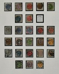 Dänemark, 1858/1983, Slg. ab Klassik, beginnend mit Nr. 1, in zwei ...