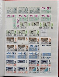 Gibraltar, 1950/2006, postfrische, saubere Zusammenstellung mit ...
