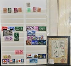 Großbritannien, postfr. Slg. ab 1952, dabei u.a. Nr. 257/73 (Mi. 140 ...