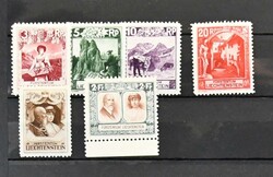 Liechtenstein, 1920/1995, anfangs ungebr. Slg. ab Nr. 17/39, mit Nr. ...