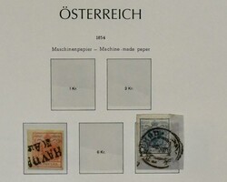 Österreich, 1850/1917, Slg. ab Klassik, u.a. mit Nr. 2/5, 18/22, ...