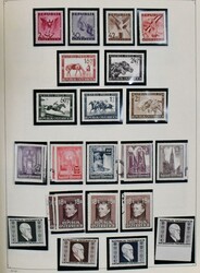 Österreich, 1945/68, postfr. und gest. Slg. mit u.a. Nr. 878/84 ...