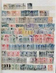 Spanien, Partie von rund 5000 Werten, ohne bessere Ausgaben, aber in ...