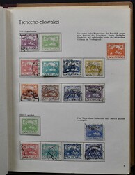 Tschechoslowakei, 1918/1974, meist gestempelte Slg. von 2700 Werten ...