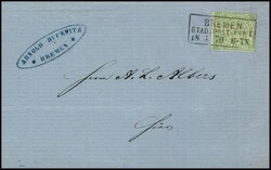 30: Old German States Bremen - Matchbox labels