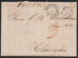 "Bremen", 1817-1848, 12 Auslandsbriefe, u.a. 1833 mit L2 nach ...
