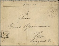 "Dresden F.N.1", violetter Franko-K1 in Verbindung mit schwarzem ...