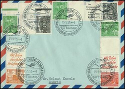 10 und 20 Pfg. Bauten, senkrechter ...