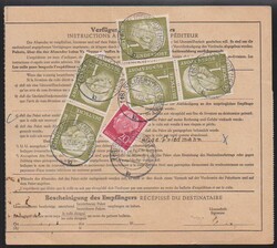 1 DM Heuss, tadelloses waager. Paar, nebst neun weiteren Werten ...