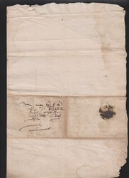 "Lüttich", 1589/90, ("Liege"), zwei frühe kleine Briefe aus einer ...