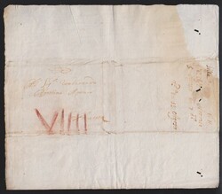 "Lille", 1671, früher, mit der Post beförderter Brief nach Antwerpen