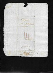 "Lille", 1673, früher, mit der Post beförderter Brief nach ...