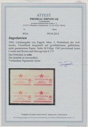 Ausgaben der einzelnen Volksrepubliken, Kroatien, 1945, Lokalausgabe ...