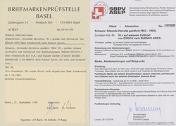 1 Fr. gold, satiniertes Papier, als seltene Einzelfrankatur auf ...