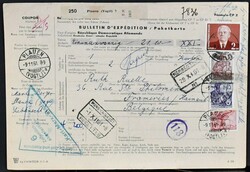 DDR, Partie von 36 Paketkarten der 1960er Jahre u. 70er Jahre, meist ...