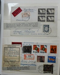 Bundesrepublik, 1964-66, zweibändige Spezialslg. von vielen losen ...