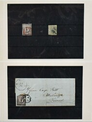 Schweiz, 1843-1920, meist gestempelte Slg. in überwiegend guter ...