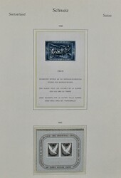 Schweiz, 1945-1972, kpl. postfrische Sammlung im KABE-Vordruckalbum, ...