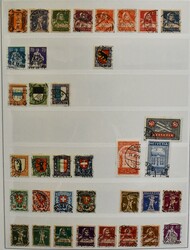 Schweiz, 1850-1997, gest. Slg. im Leuchtturm-Binder, die letzten ...