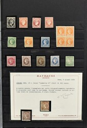 Spanien, 1851-1876, ungebrauchte Sammlung meist besserer Marken in ...