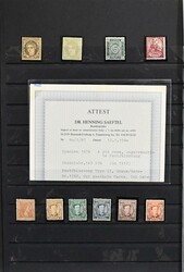 Spanien, 1851-1876, ungebrauchte Sammlung meist besserer Marken in ...