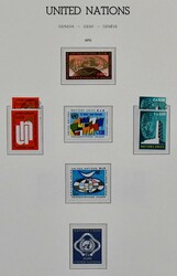 Vereinte Nationen, Genf, postfrische, von 1969 bis Ende 2003 kpl. ...