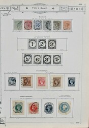 Trinidad, 1851-1882, meist gest. Slg. in unterschiedlicher Erhaltung ...