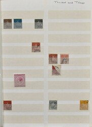 Trinidad, 1851-1953, Slg. in beiden Erhaltungen auf alten Albumseiten ...
