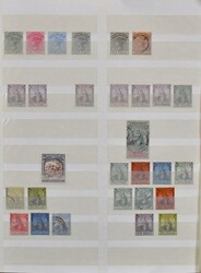 Trinidad, 1851-1953, Slg. in beiden Erhaltungen auf alten Albumseiten ...