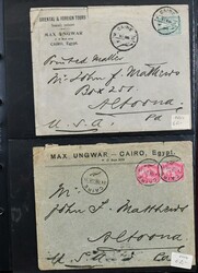 Ägypten, ca. 1905-2000, Bestand von ca. 330 kleinformatigen Belegen ...