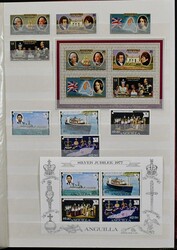 "25-jähriges Krönungsjubiläum Königin Elisabeth II.", postfr. Slg ...