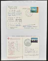 "Berge", Slg. von 13 Himalaya-Expeditionskarten, meist versch. wie ...