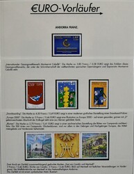 Euro-Vorläufer, umfangreiche postfrische Sieger-Abosammlung der ...