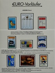 Euro-Vorläufer, umfangreiche postfrische Sieger-Abosammlung der ...