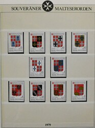 Malteser Orden/Rittertum/Christentum, postfr. Abo-Slg. in zwei ...