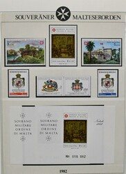 Malteser Orden/Rittertum/Christentum, postfr. Abo-Slg. in zwei ...