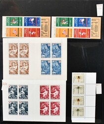 Alle Welt, "michelstarke" Partie in zwei Bänden, viele Blöcke, ...