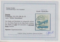 Kleiner Innendienst komplett gestempelt, 2 1/2 und 80 Pfg. ...