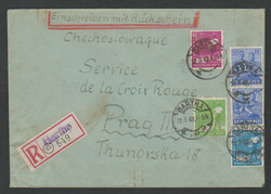 10, 20, 40 und Paar 50 Pfg. Arbeiter als seltene Portostufe von 170 ...