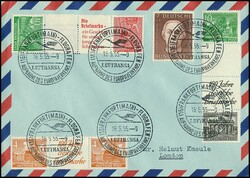 10 und 20 Pfg. Bauten, senkrechter ...