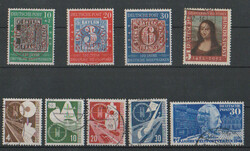 Zusammenstellung besserer gest. Ausgaben der 50er Jahre inkl. Nr. ...