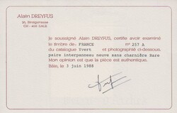 2 + 5 Fr. Ausstellung Le Havre im tadellos postfrischen, senkrechten ...