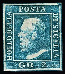 2 Gr. hellblau (Nuancen), drei ungebrauchte Kabinettstücke, einmal ...