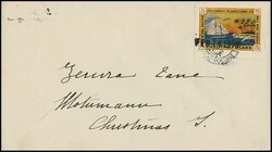 Gilbert- u. Ellice-Inseln, 1918, 5 C., mehrfarbige Marke der Central ...