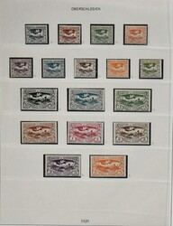 Oberschlesien, kpl. Slg. mit Nr. 1-12, inkl. Nr. 10F postfr. (nur ...
