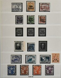 Port Gdansk, gest. Slg. ab Nr. 1/14 (Mi. 185,-), mit u.a. Nr. 23, ...