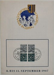 Gemeinschaftsausgabe, Slg. mit Bl. 12A/B, Leipziger Messe inkl. Bogen ...